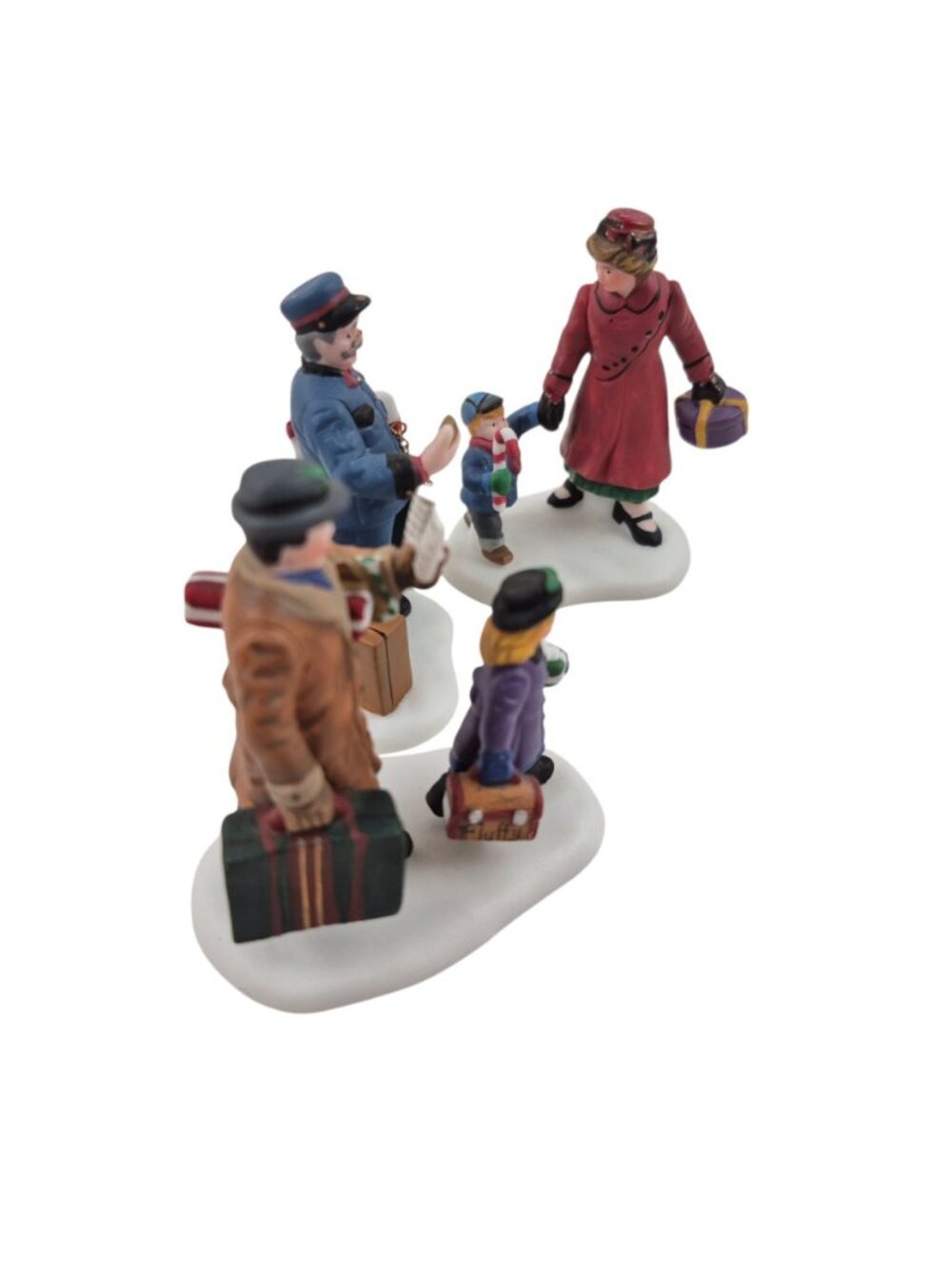 Dept 56 Going Home For The Holidays 58896 Dickens Village Accessory 1996 No Box - Picture 10 of 10